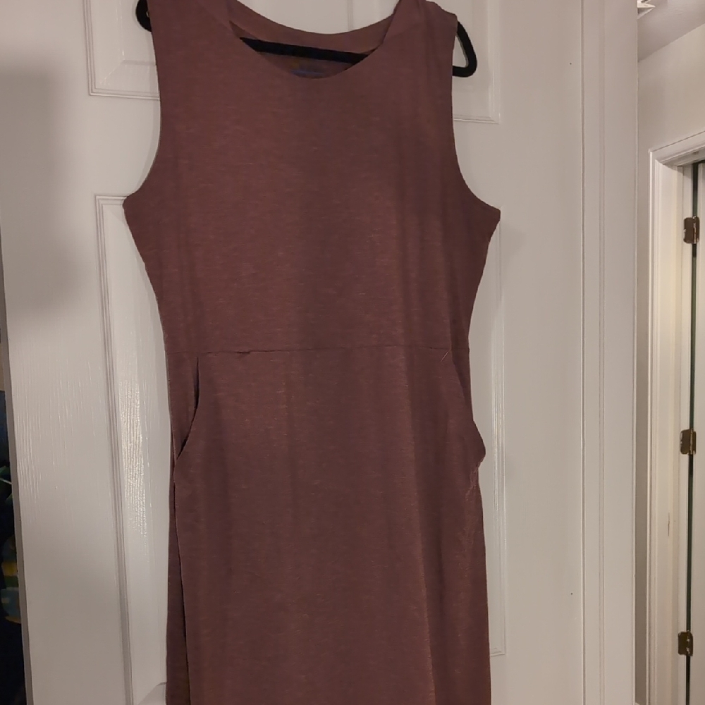 Columbia Sleeveless Plum Midi Dress